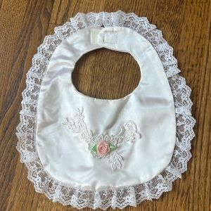 Satin Baptismal Bib, New